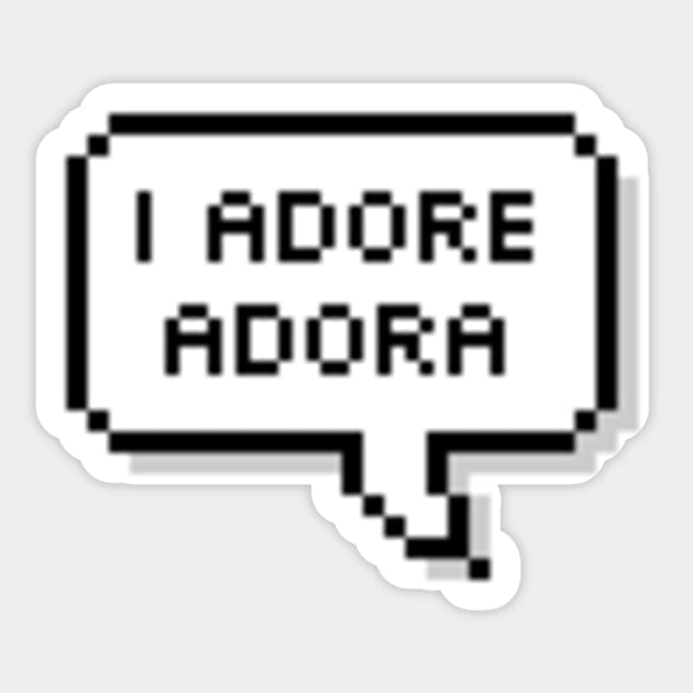 I Adore Adora | She-Ra and the Princesses Of Power Sticker by Dearalanaaaa